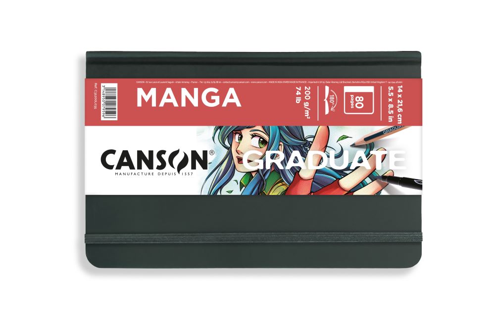 Canson Graduate Manga Skizzenbuch , 80 Seiten