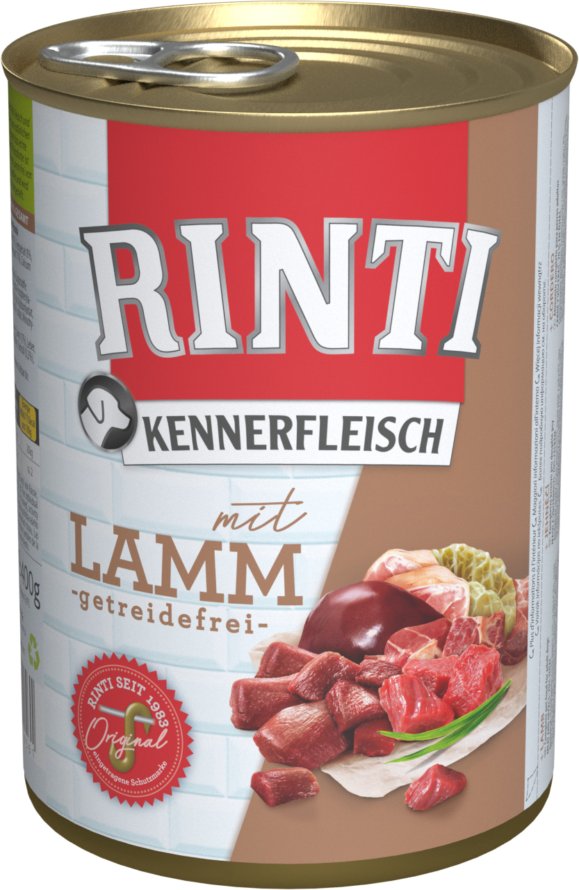 Rinti Kennerfleisch Lamm 400 g Dose