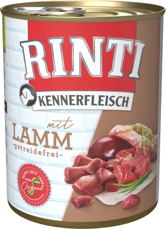 Rinti Kennerfleisch Lamm, 800 g Dose