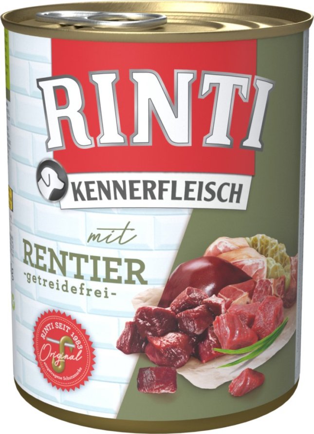 Rinti Kennerfleisch Rentier, 800 g Dose