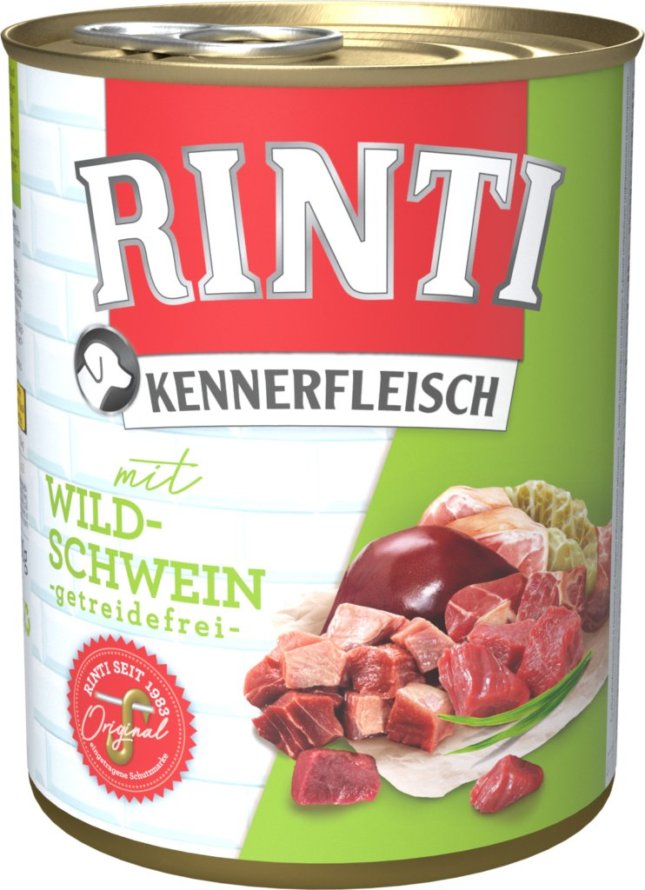 Rinti Kennerfleisch Wildschwein, 800 g Dose
