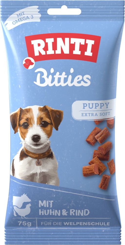 RINTI Bitties Snack Puppy Huhn+Rind 75g