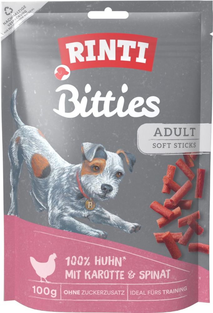 Rinti Mini Bitties Huhn mit Karotten & Spinat 100g