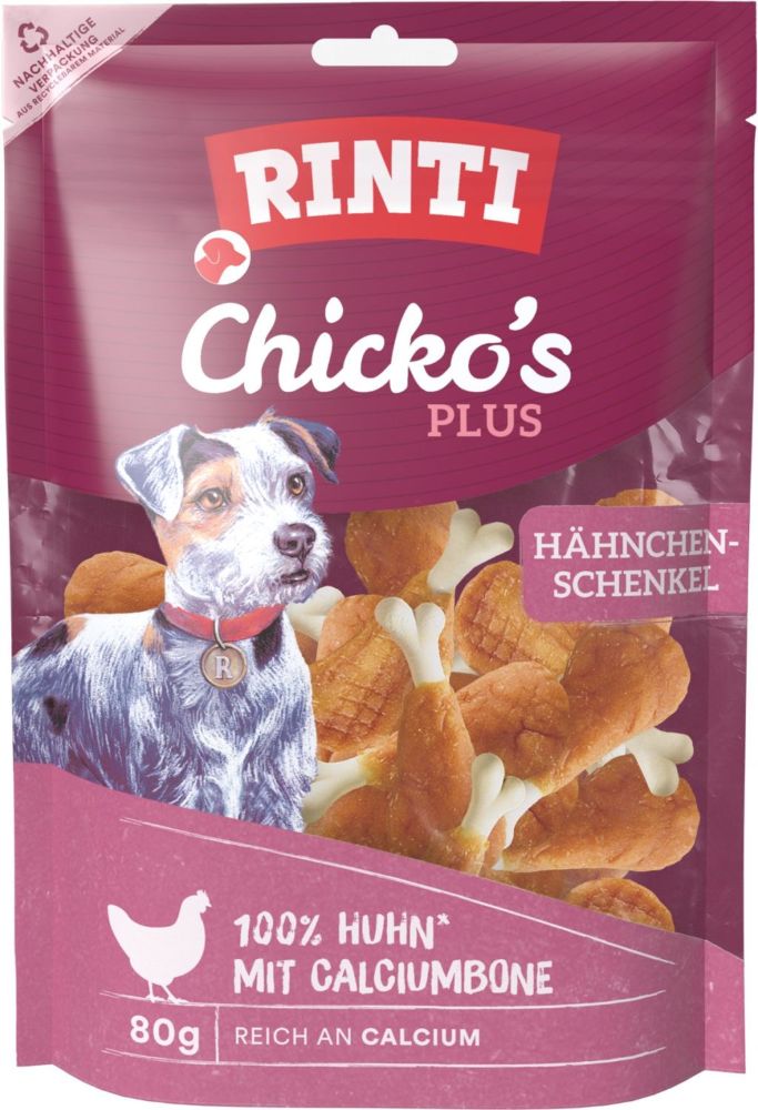 Rinti Chicko Plus Hähnchenschenkel, 225 g