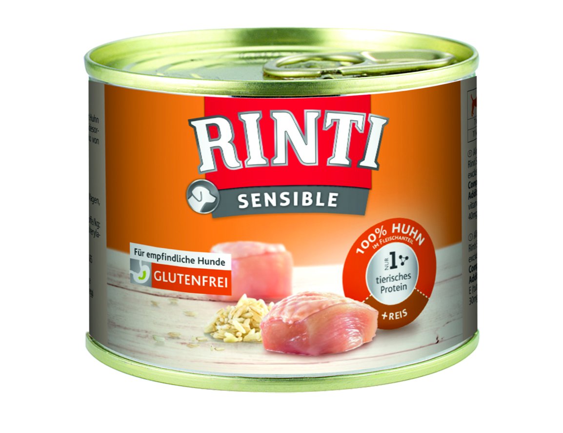 Rinti Sensible Huhn und Reis, 185 g Dose