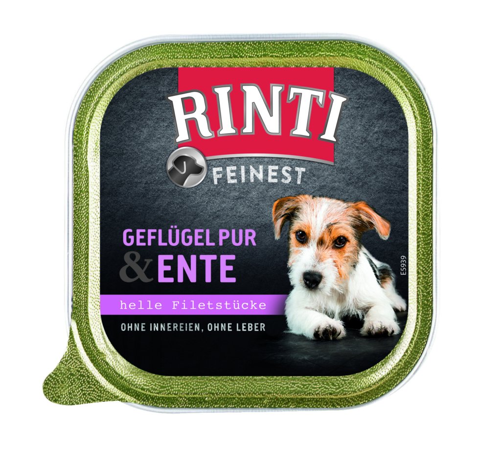 Rinti Feinest Geflügel pur & Ente, 150 g Schale
