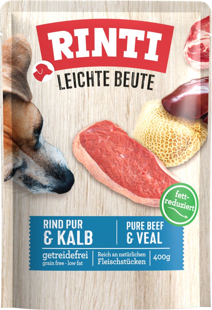Rinti Leichte Beute Rind + Kalb, 400 g Frischebeutel