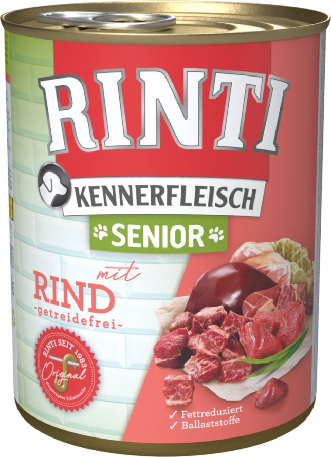 Rinti Kennerfleisch, Senior mit Rind 800 g