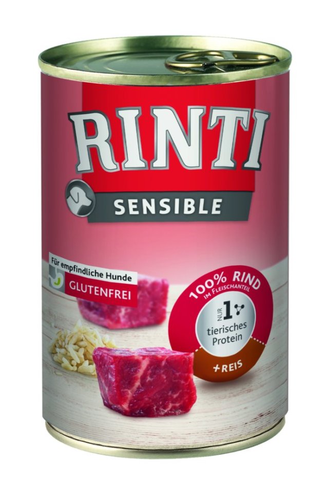 Rinti Sensible Rind + Reis, 400 g Dose
