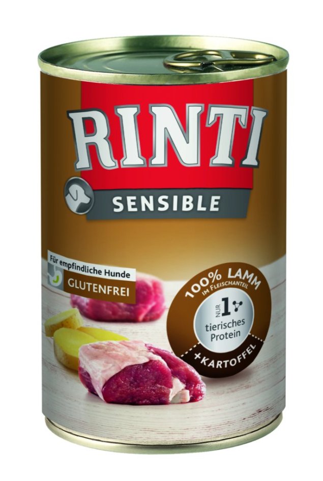 Rinti Sensible Lamm + Kartoffel, 400 g Dose