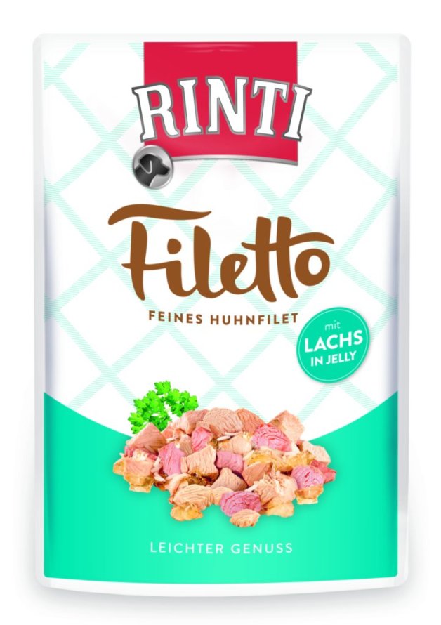 Rinti Filetto Huhnfilet mit Lachs, 100 g Frischebeutel