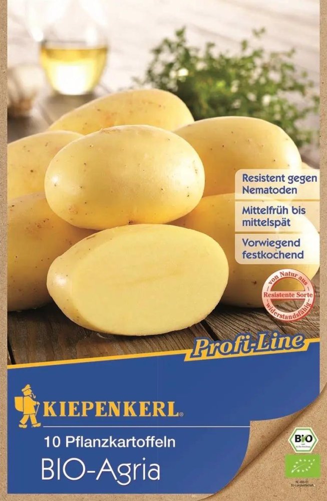BIO-Pflanzkartoffel Agria, 10 Stück