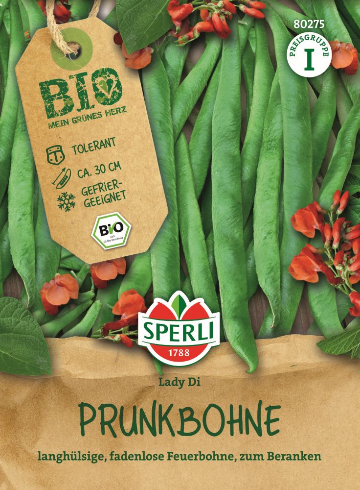 BIO Prunkbohnensamen