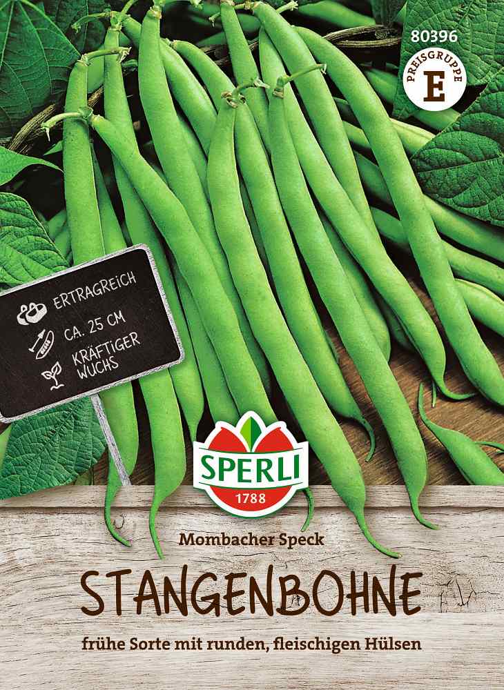 Stangenbohne Mombacher Speck