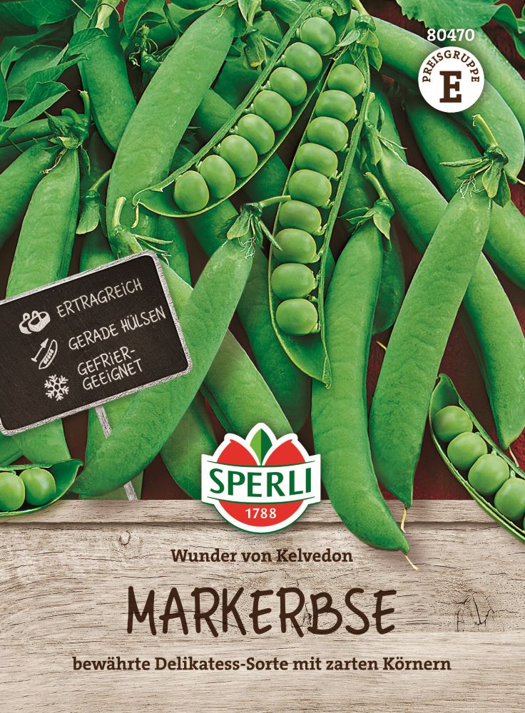 Sperli Markerbsensamen Wunder von Kelvedon