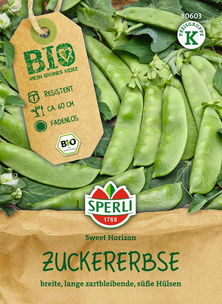 BIO Zuckererbse Sweet Horizon