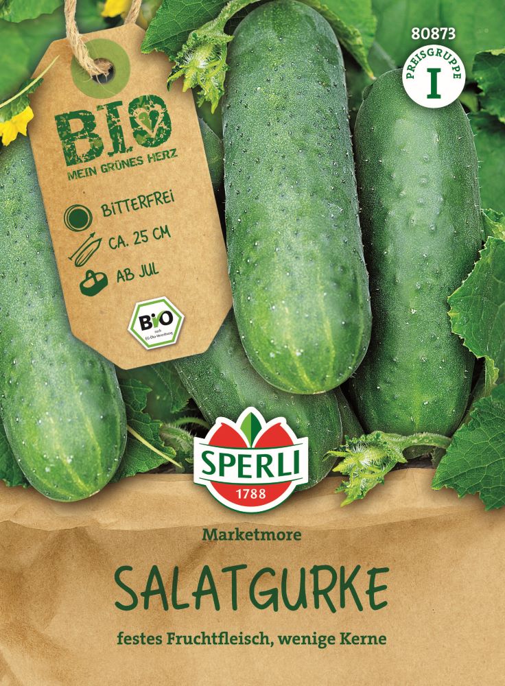 BIO Salatgurkensamen 'Marketmore'