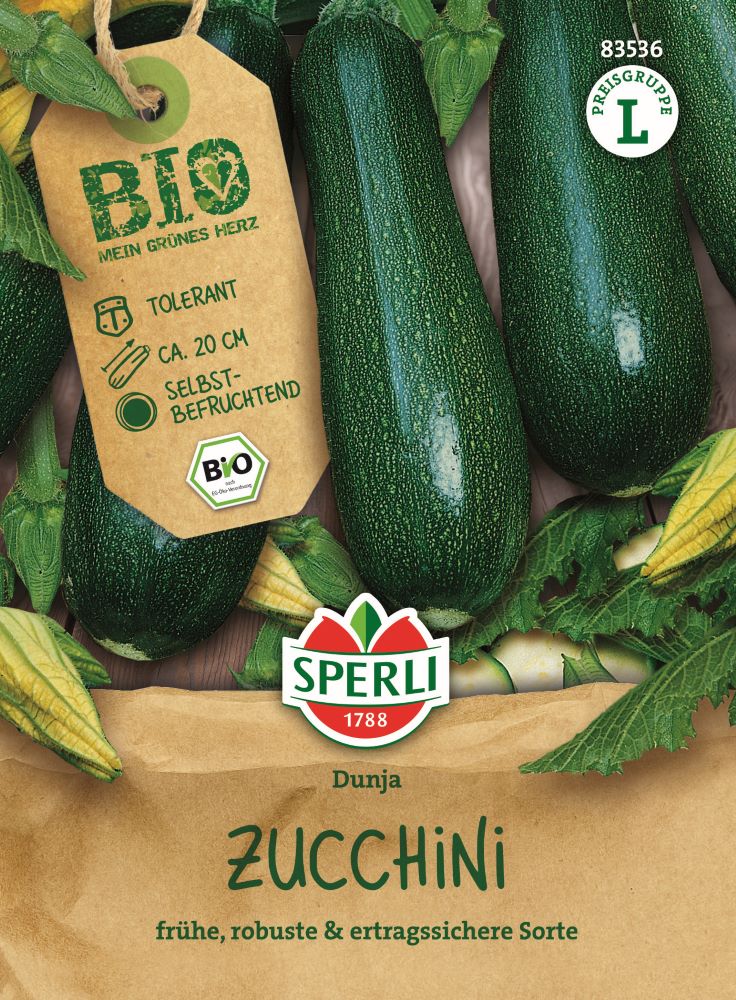 Sperli BIO Zucchinisamen, F1
