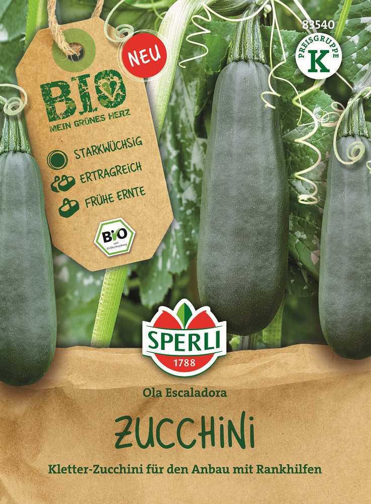 BIO Kletter-Zucchini Ola Escaladora