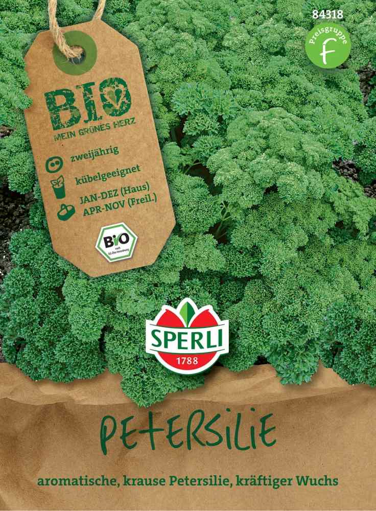 Sperli BIO Petersiliensamen, kraus