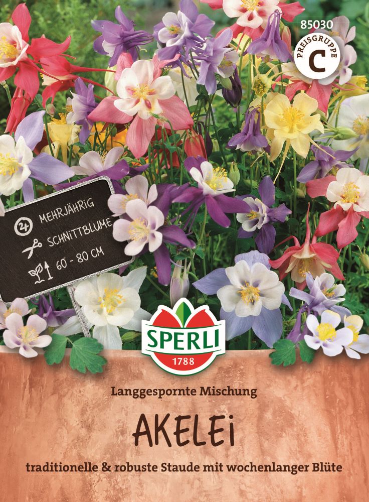 Akeleisamen, Langgespornte Mischung