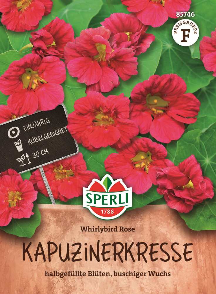 Kapuzinerkresse, Whirlybird Rose