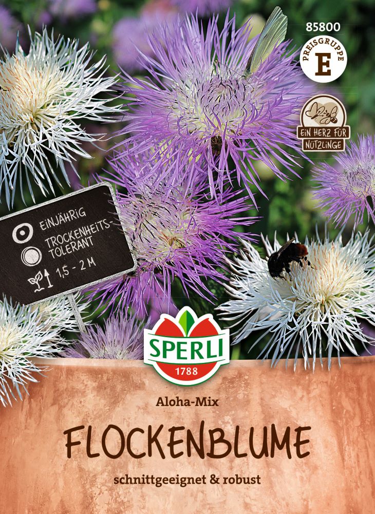 Sperli Flockenblumensamen, Aloha-Mix