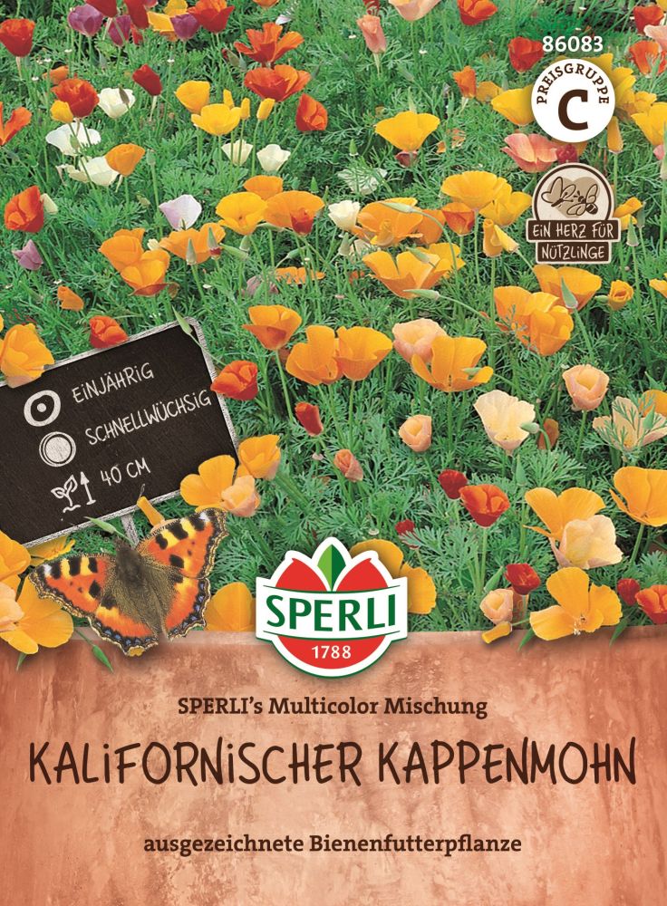 Sperlis Multicolor Mischung, Kalifornischer Mohn
