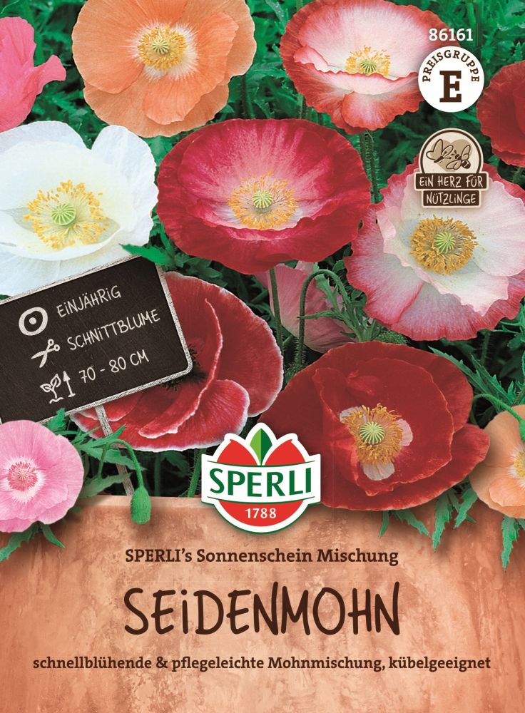 Sperlis Sonnenschein Mischung, Seidenmohn