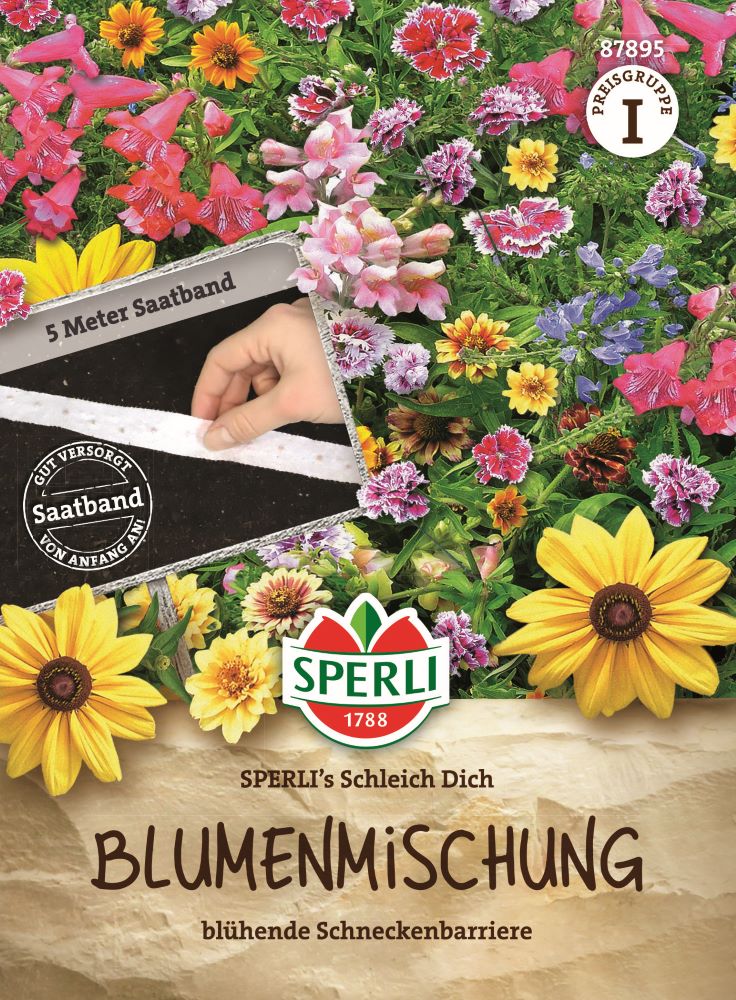 Sperlis Schleich Dich, Blühende Schneckenbarriere, Saatband