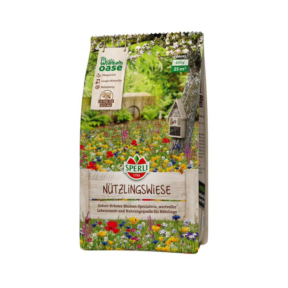 SPERLI's Nützlingswiese, 0,25 kg, Rasensamen