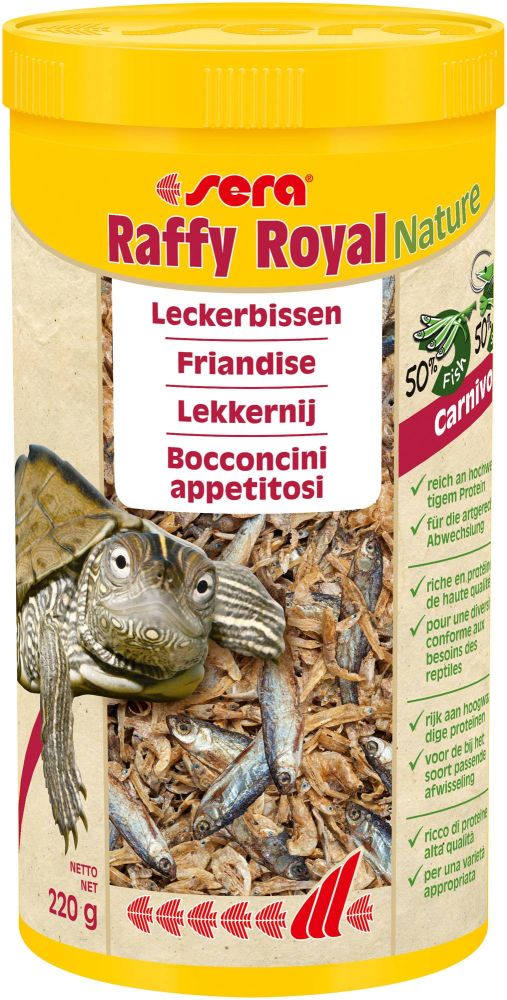 sera Raffy Royal Nature Schildkrötenfutter 220 g/1l