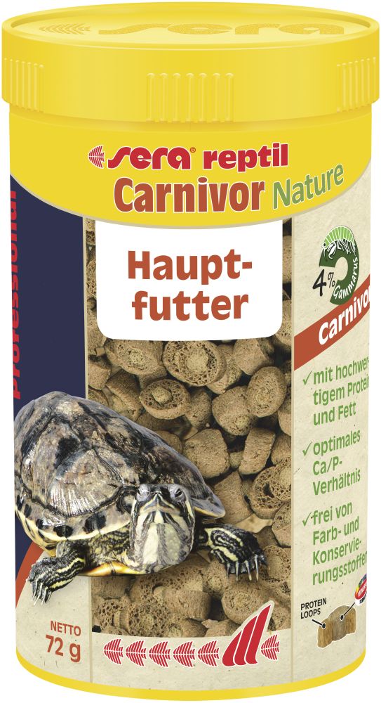 sera reptil Professinal Carnivor 72g