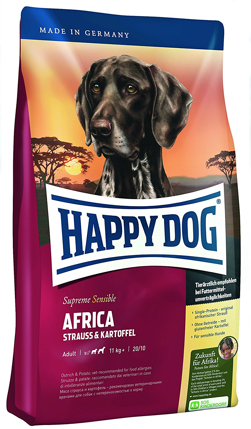 Happy Dog Hundefutter Supreme Africa 1 kg