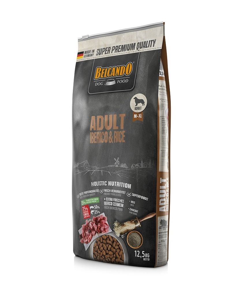 Belcando Trockenfutter Adult Iberico + Reis, 12,5 kg
