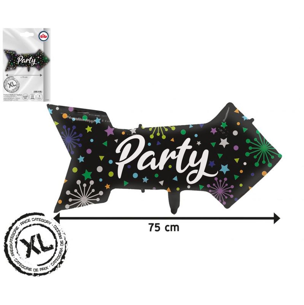 Folienballon Party H 75cm
