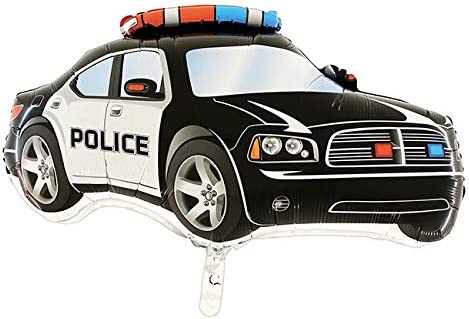 Folienballon Polizeiauto 74x65cm