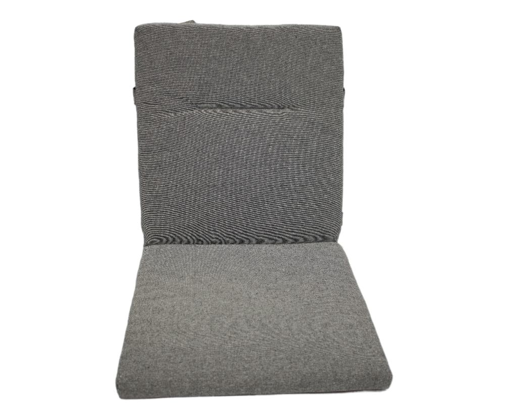Sesselauflage Bechar grau 95 cm