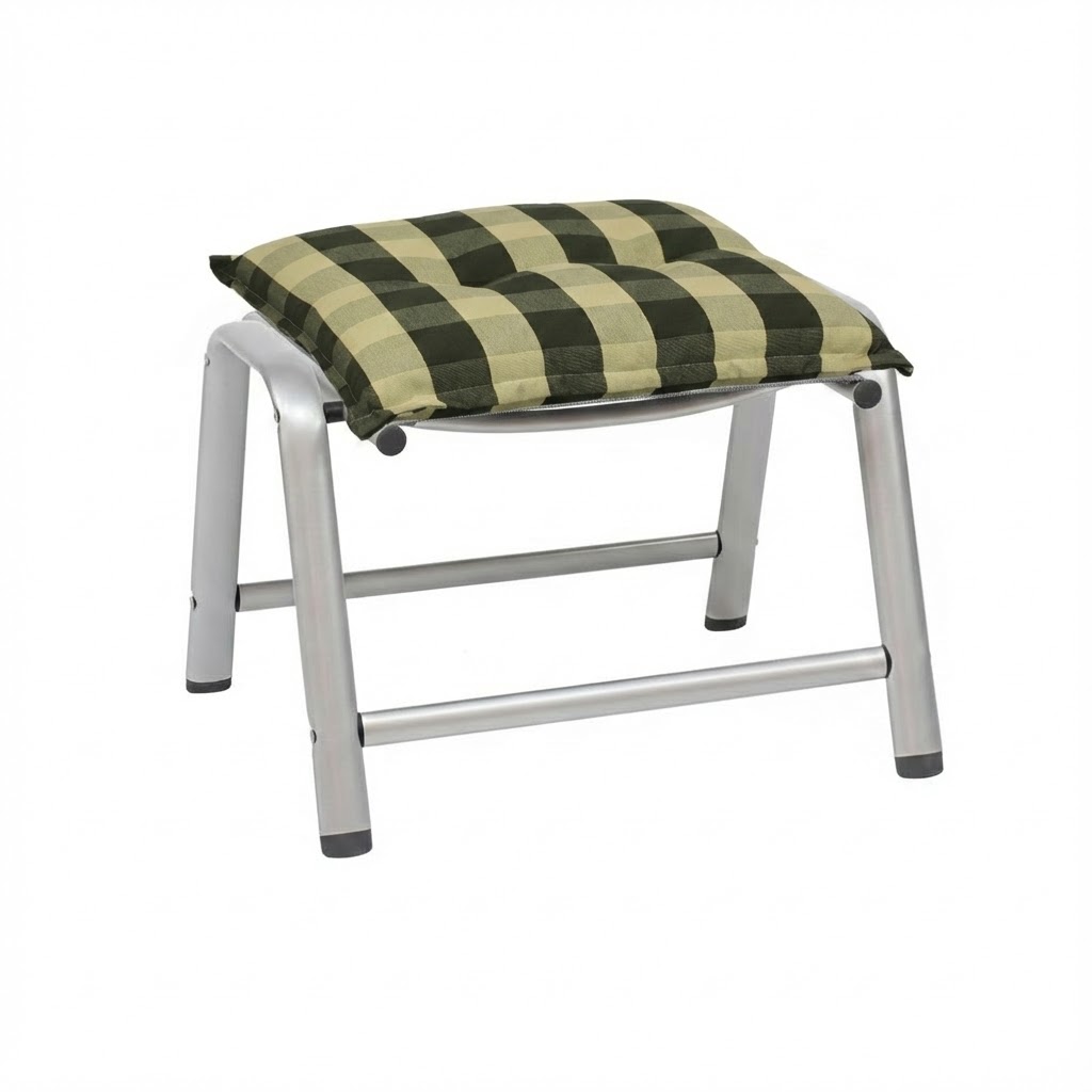 Hockerauflage Kent grau 50 cm
