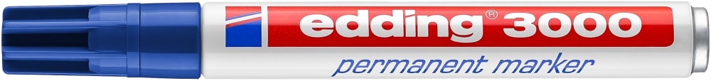 edding 3000 Permanentmarker blau