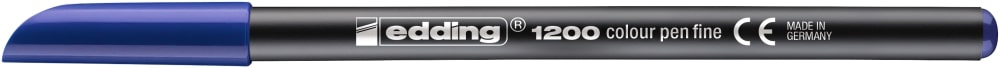 edding 1200 Fasermaler fein blau