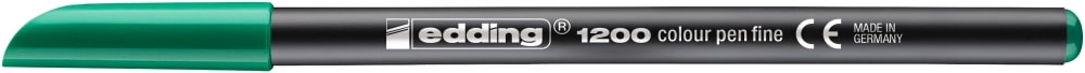 edding 1200 Fasermaler fein grün