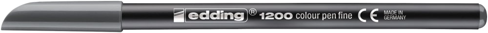 edding 1200 Fasermaler fein grau
