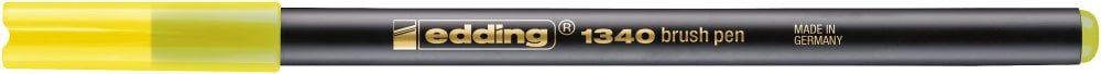 edding 1340 Pinselstift gelb