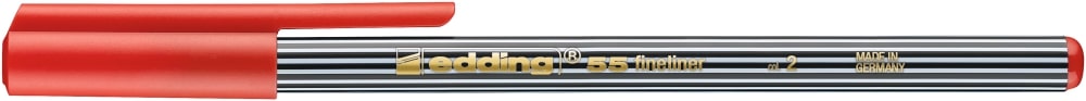 edding 55 Fineliner rot