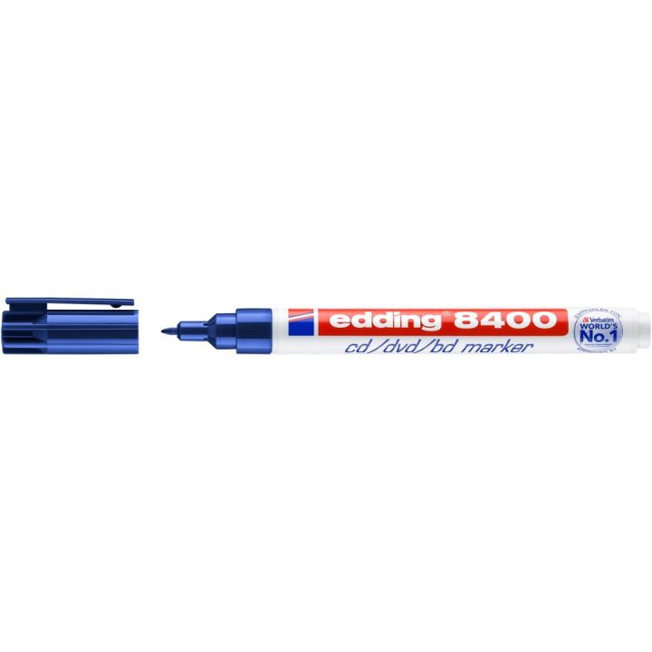 edding 8400 CD/DVD/BD-Marker blau