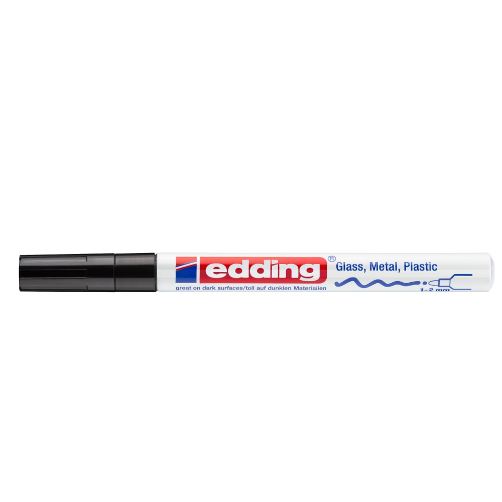 edding 751 Glanzlackmarker schwarz
