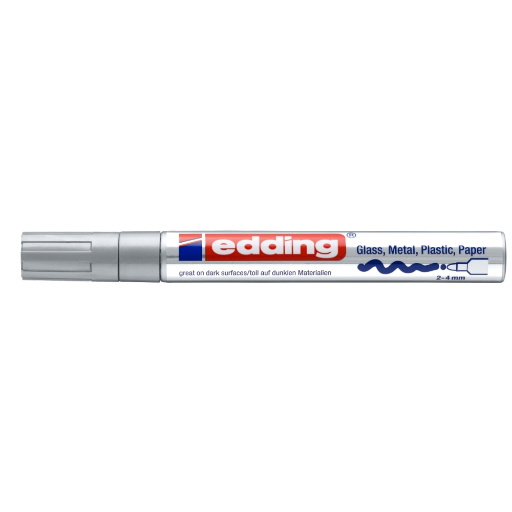 edding 750 Glanzlackmarker silber