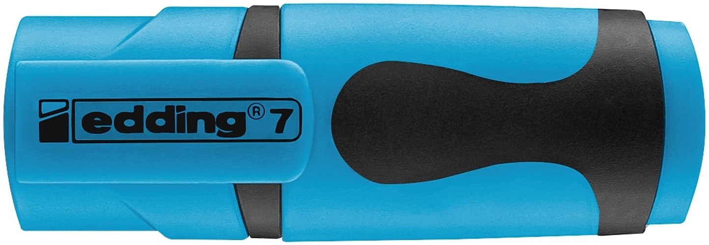 e-7 Textmarker Mini neonblau
