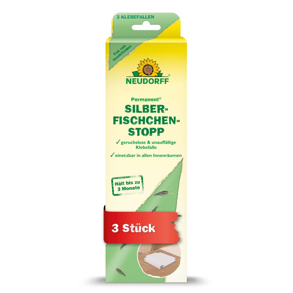 Permanent Silberfischchenstopp 3 Stück